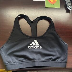 Adidas Women's Black Racerback Sports Bra